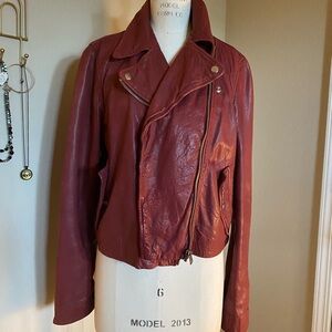 J Crew beautiful leather moto jacket XL